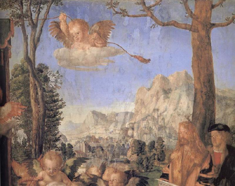 Albrecht Durer Albrecht Durer and an unknown companion oil painting image